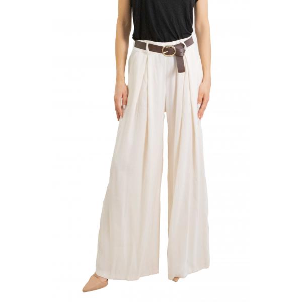 Pantalone palazzo con cintura  "Megan"